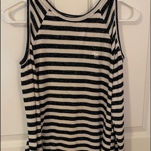 Off the shoulder long sleeve Abercrombie kids top